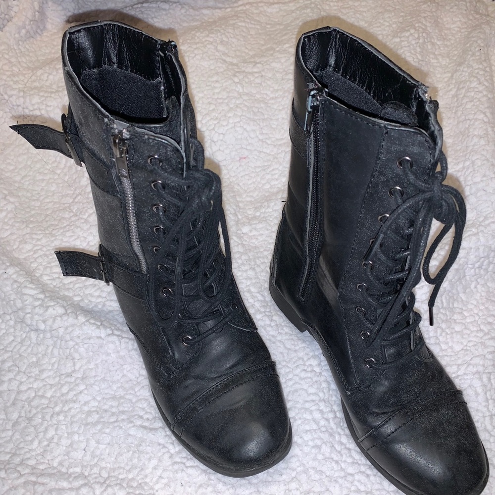 Black boots